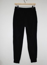 Banana Republic Air Stretch Pants Black Elastic Waist Pockets XS