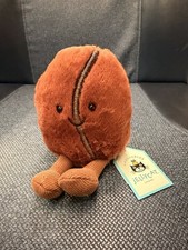 Jellycat Amuseables Coffee Bean   Authentic, Brand New Nwt Plush