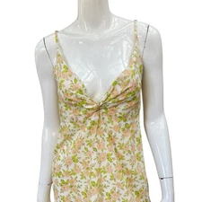 Acacia Swimwear Organic Cotton Floral Maxi Dress, S