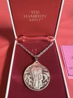 “The Dawn Of Love” Valentines Day Pendant, 1/2 Ounce Silver, 1977 Hamilton Mint