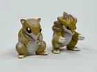Vintage Pokemon TOMY Sandshrew & Sandslash Figures CGTSJ