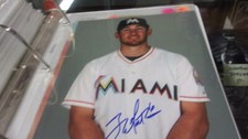 Jeff Mathis Miami Marlins Signed 8x10 Photo COA  