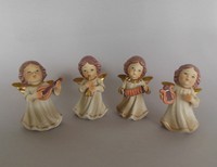 Engel Mit Musikinstrument 4 StüCk 9 Cm Hoch Porzellan Weihnachten Nr. 401
