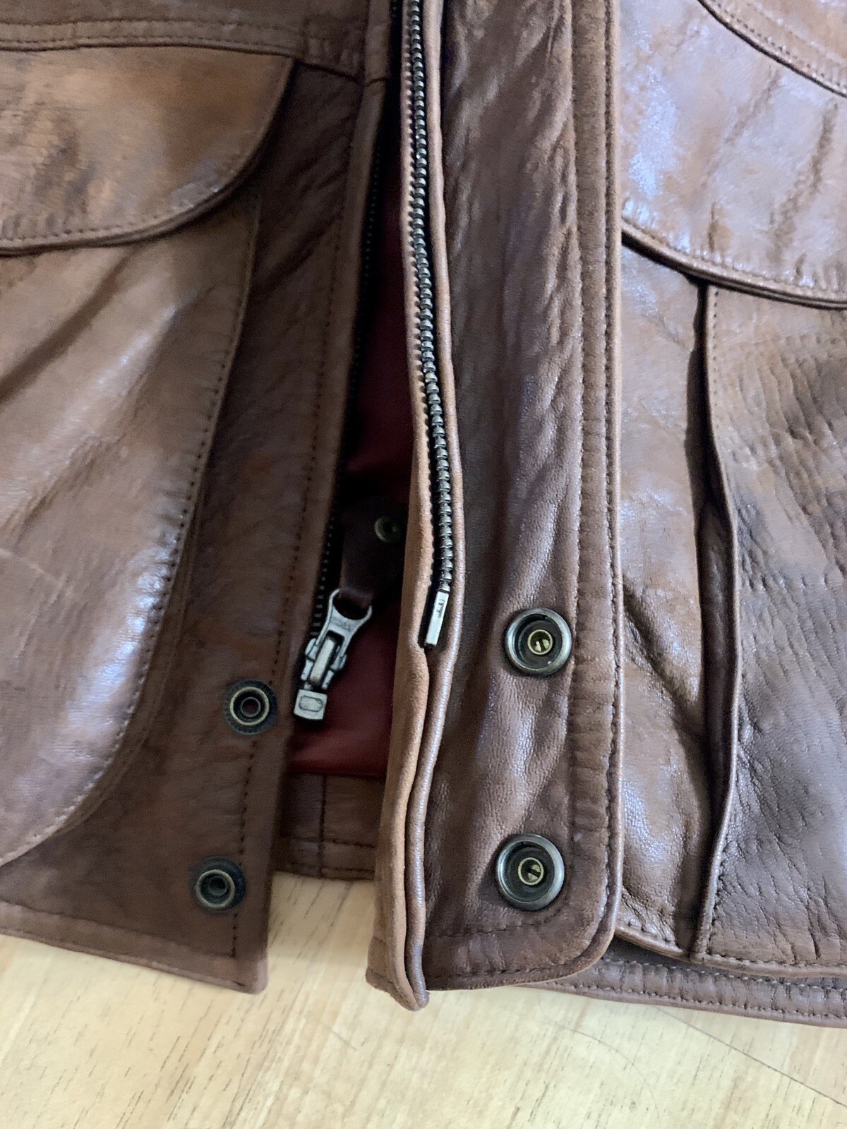 Rare vintage BANANA REPUBLIC Photographers Jacket Satin Acetate (silk) H20proof image 6