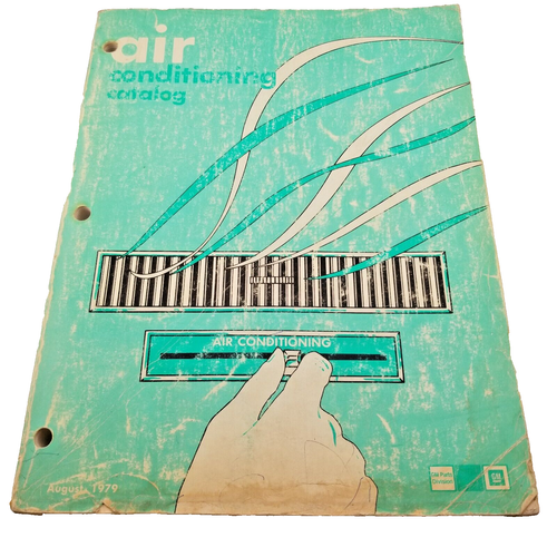 GM AIR CONDITIONING PARTS CATALOG BOOK AUGUST 1979 GM PARTS DIVISION eBay