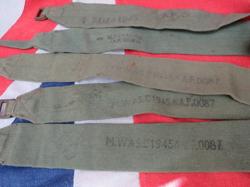 1945 WWII British Military Army 1944 Pattern Webbing Strap A.F. 0087 - Picture 3 of 5