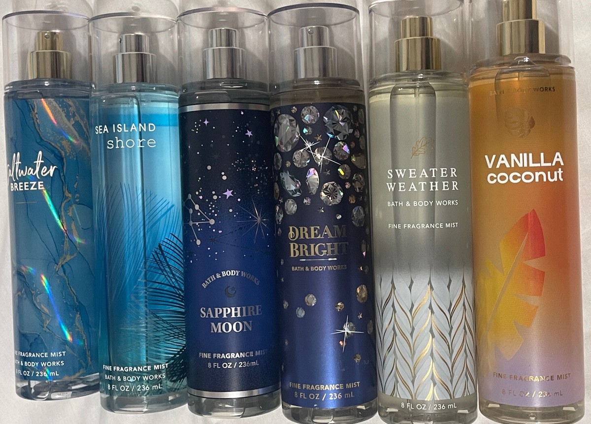 BATH AND BODY WORKS FINE FRAGRANCE MIST SPRAY 8 oz ea ( You Choose