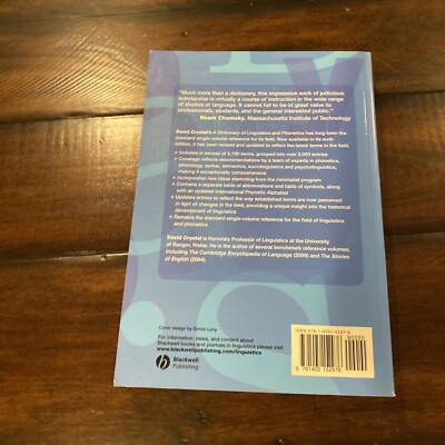 The Language Library: A Dictionary of Linguistics and Phonetics by