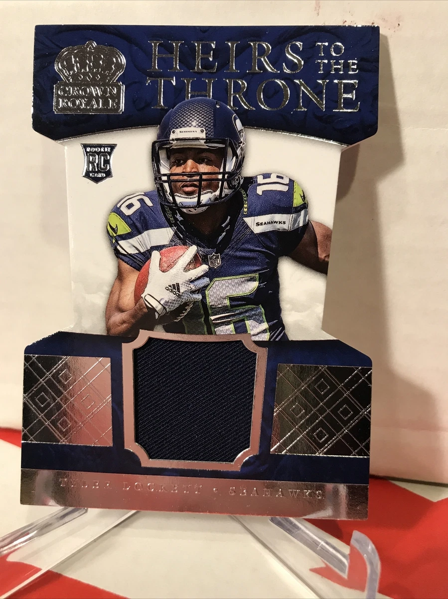 TYLER LOCKETT 2015 Crown Royale Rookie Royalty Jersey 249 /499 Seahawks B16