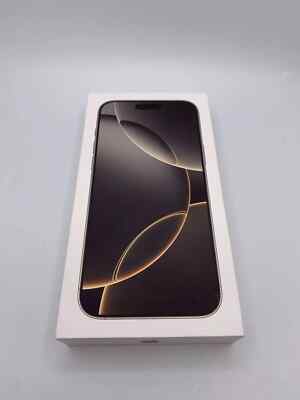 Apple iPhone 16 Pro Max - 512 GB- Black Titanium (Unlocked) - Open