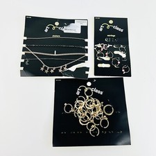 Art Class Girls Jewelry Mixed Lot Rings, Chokers, Earrings NWOT