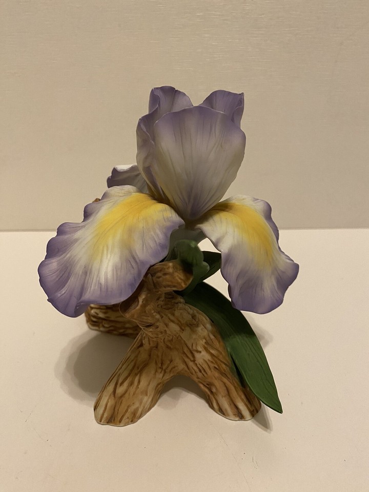 Vintage Andrea by Sadek Purple Mere Iris Ceramic Figurine eBay