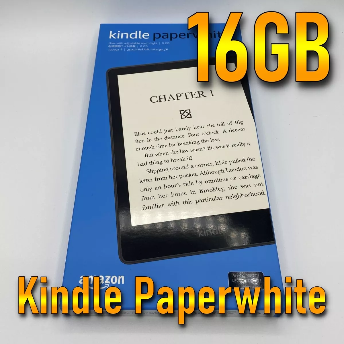 16GB)  Kindle Paperwhite 5 Latest 11th Generation (2022) Wi-Fi 6.8  Black