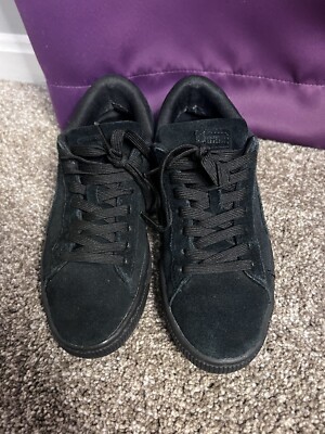 PUMA SUEDE CLASSIC BADGE JR Shoes Black UK