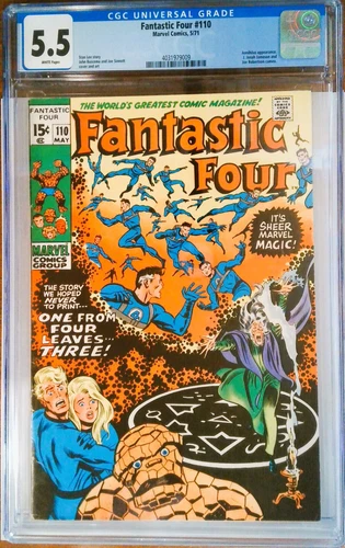 FANTASTIC FOUR  #110 CGC Graded (5.5)  /#113 CGC