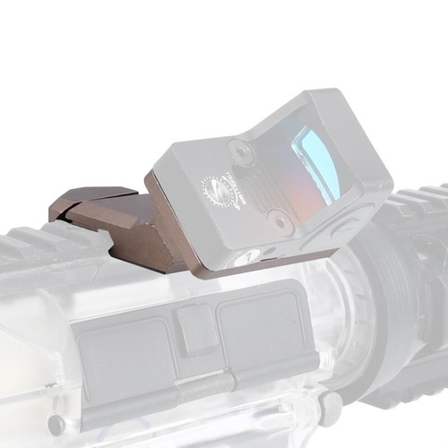 Tactical RMR Red Dot Mount Base Side 45 Degree Offset Optic Fit 20mm Picatinny - Picture 3 of 13