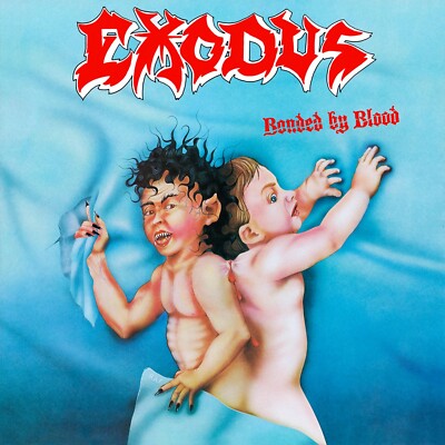 【希少CD】Exodus Bonded By Blood【1986】 EXODUS Bonded by Blood BANNER HUGE 4X4 Ft Fabric Poster Tapestry