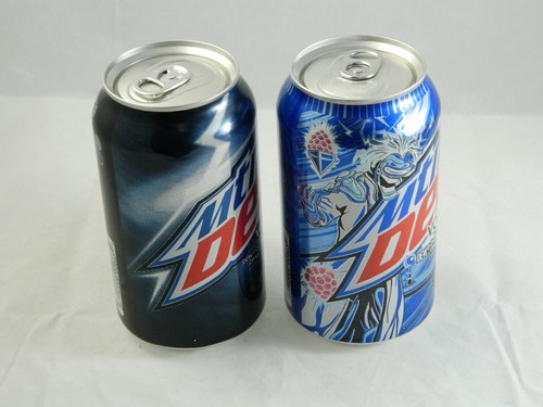 Mountain Dew Voltage Standard & Art Full 12 Oz Can Brand New MTN Soda - Picture 2 of 12