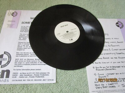 Wop Bop  Something Special TENX375DJ White Label DJ Promo Vinyl 12inch + Inserts