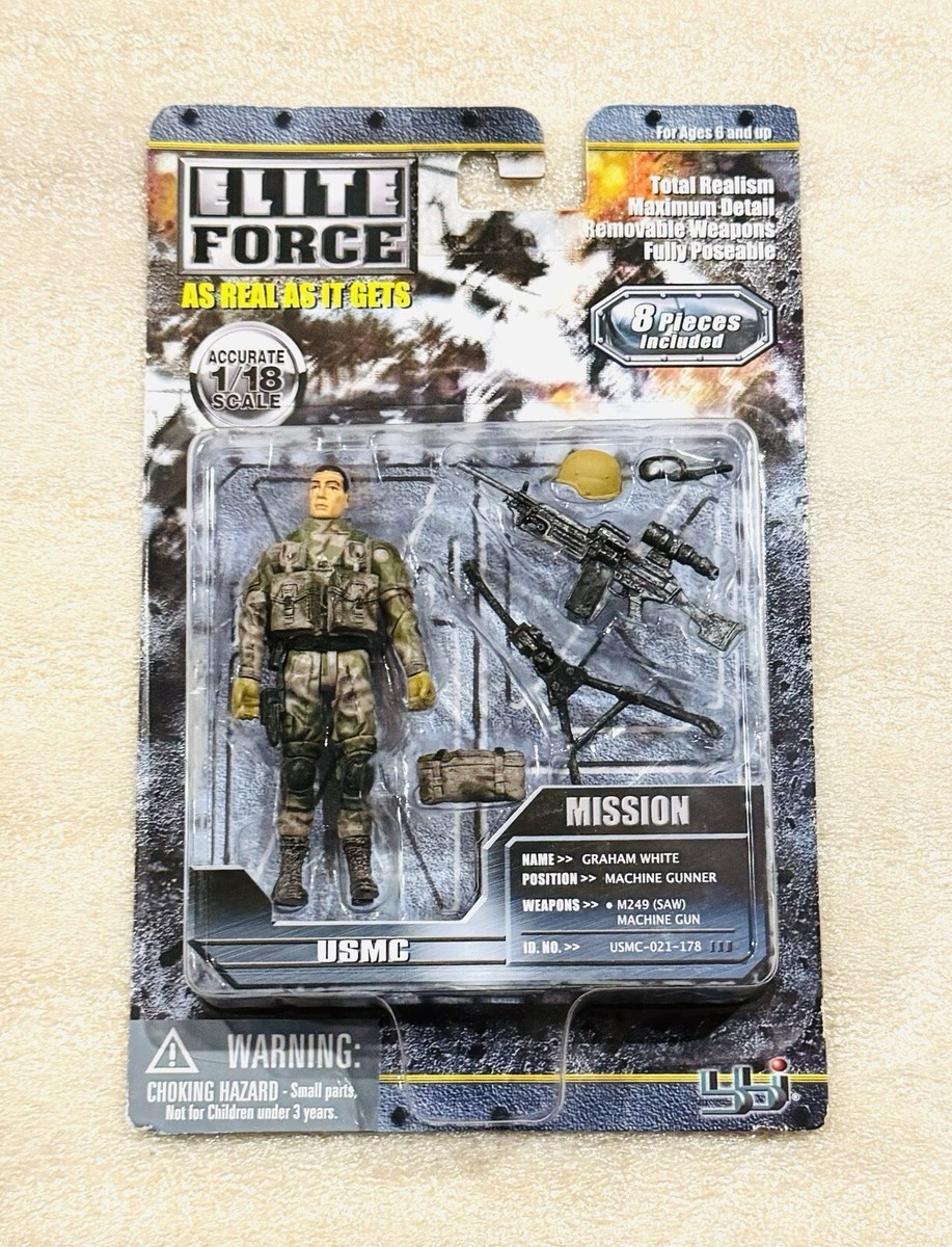 Blue Box Elite Force US Marine Corps: Graham White Action