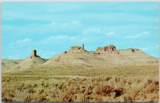 Chimneys Of Firehole Wyoming Scenic Southwest Mountains Hills Vintage Postcard