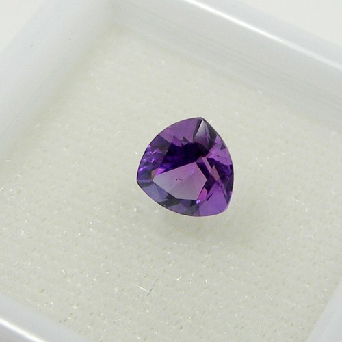 6mm Trillion Natural Amethyst Loose Gemstone Bright Deep Purple Jewelry Making - Picture 11 of 13
