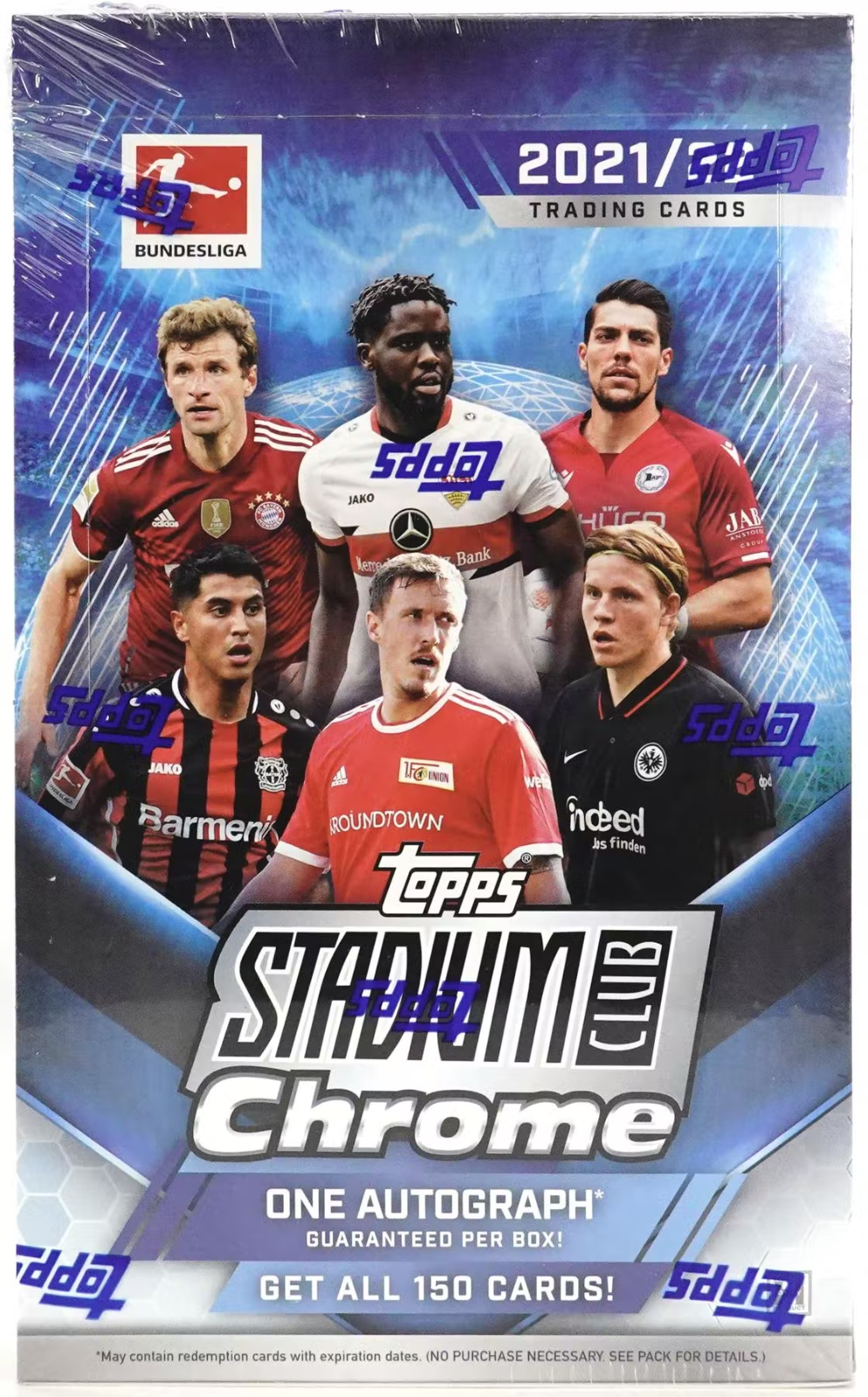 Topps Stadium Club Chrome 2021-22 UEFA Champions League Hobby Box