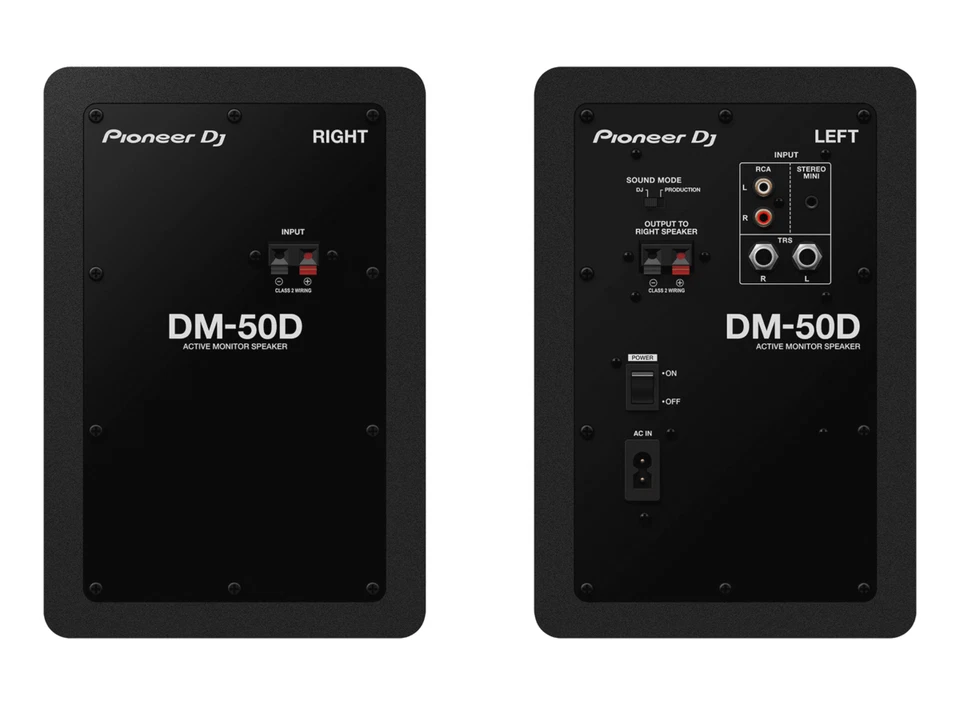 Pioneer DJ DM-50D 5-inch Active Monitor Speaker - Black - Image 3 of 3