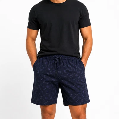 Short bermuda homme Giorgio Armani en coton logo noir 54 neuf avec étiquette - Photo 1/4