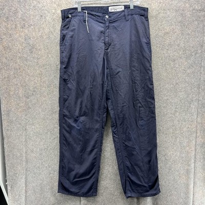 Carhartt Pants Mens 36x32 Navy FR Carpenter Workwear Utility CAT 2