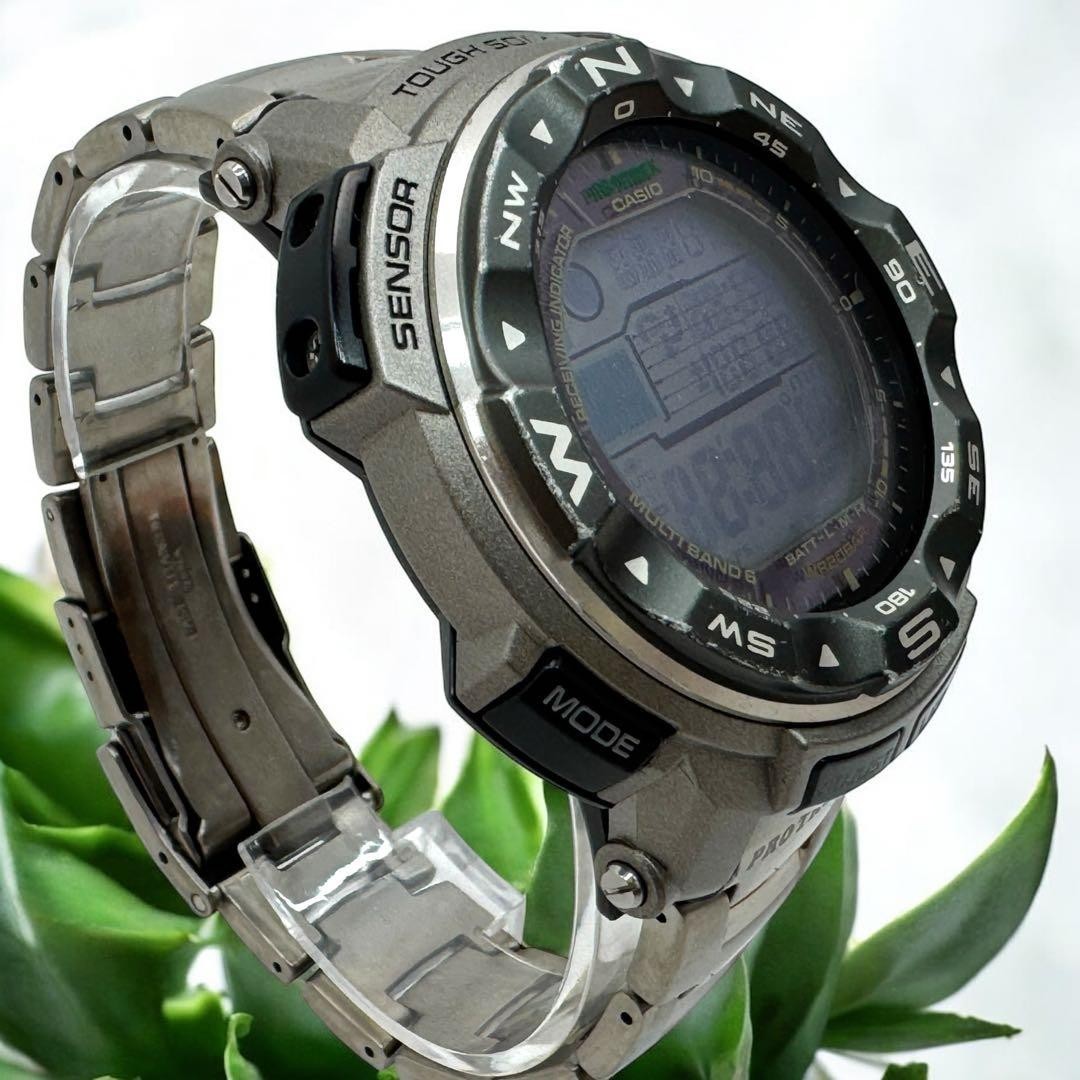 Casio PRW-2500T-7JF Pro Trek Quartz Men's Watch Gray Dial Digital