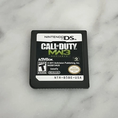 Call Of Duty Modern Warfare 3 Defiance Game Only Nintendo DS Replacement Box
