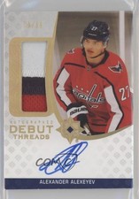 2020-21 Ultimate Collection Debut Threads /99 Alexander Alexeyev Patch Auto 5j8