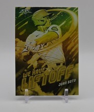 2021 Topps Fire JUAN SOTO Gold Minted We Have Liftoff NATIONALS #WHL-19