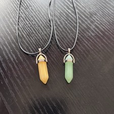 Image of Natural Stone Chakra Necklace 