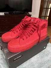 PF Flyers Center Hi Triple Red Size 8.5 Red October Canvas Sandlot ￼￼