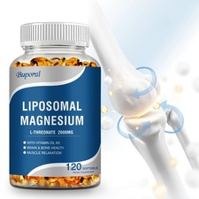 Liposomal Magnesium L-Threonate - Brain, Heart, Bone, Muscle  Sleep Support