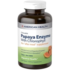 Papaya Enzyme Chewable Tablets - 600 Count for Digestive Support & Fresh Breath