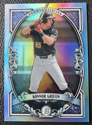 2026 Topps Bowman Sterling Konnor Griffin Chrome Insert #BST-1 Pirates B