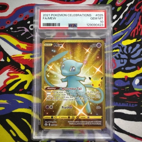 2021 POKEMON CELEBRATIONS #025 FULL ART/MEW PSA 10