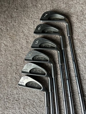 Ping Karsten I Black Dot Irons Set 2-7 Right Handed Steel Shaft
