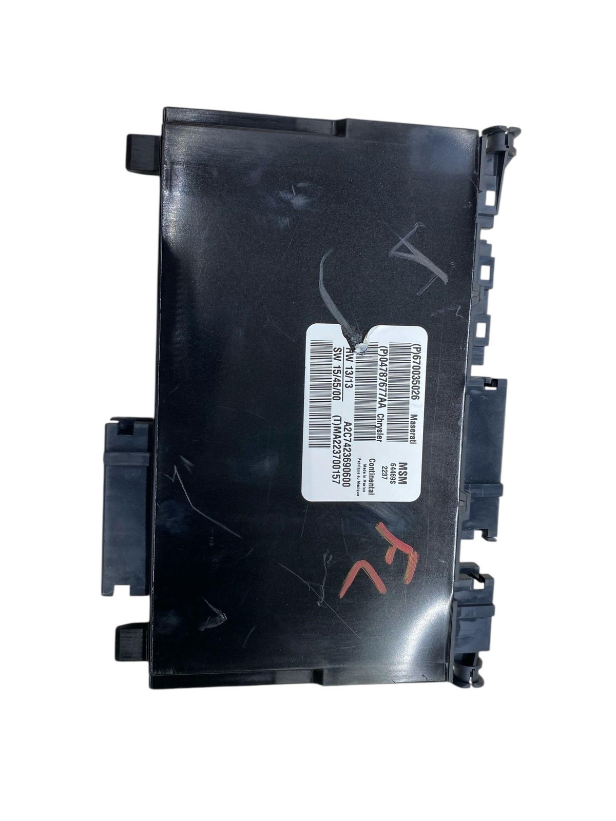 2017-2024 MASERATI LEVANTE FRONT LEFT SEAT MEMORY CONTROL MODULE UNIT 670035026