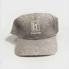 TPC Scottsdale Men's Golf Hat Adjustable Gray Embroidered Logo