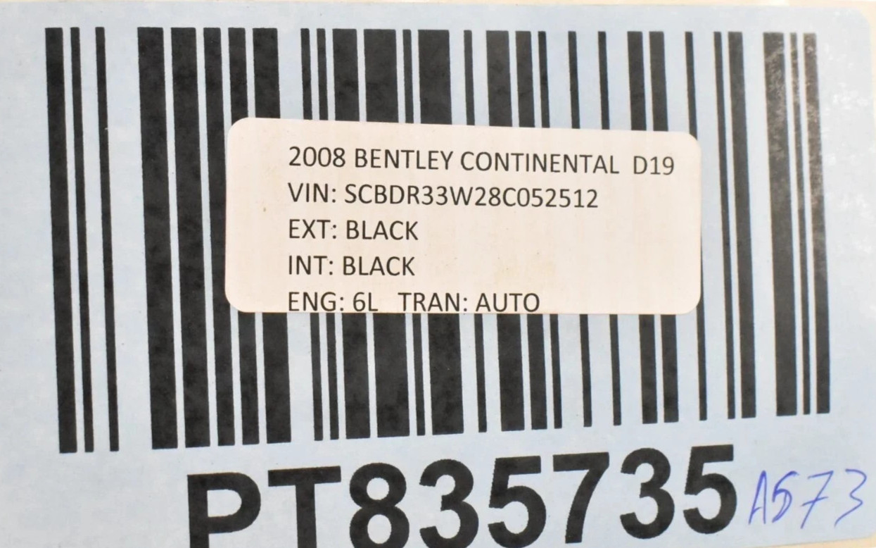 Bentley Continental GT 2003-2013 Air box top P/N 3W0131085N