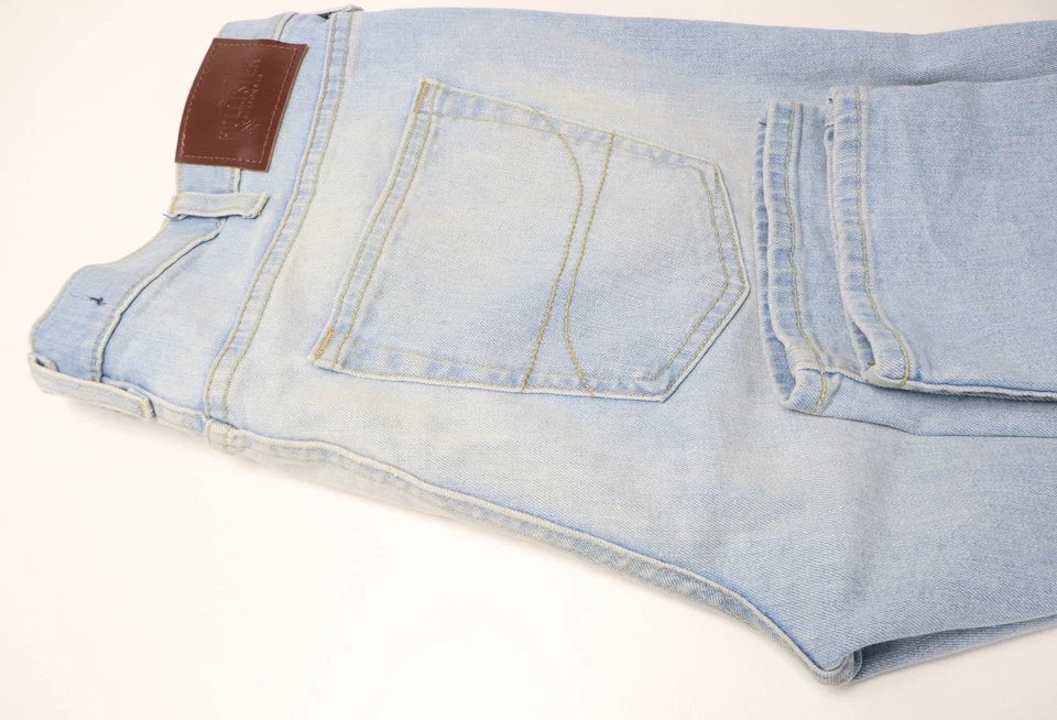 Hollister Skinny Epic Flex Hommes Jeans W36/L32 Délavé Moustaches Extensible - Photo 4/4