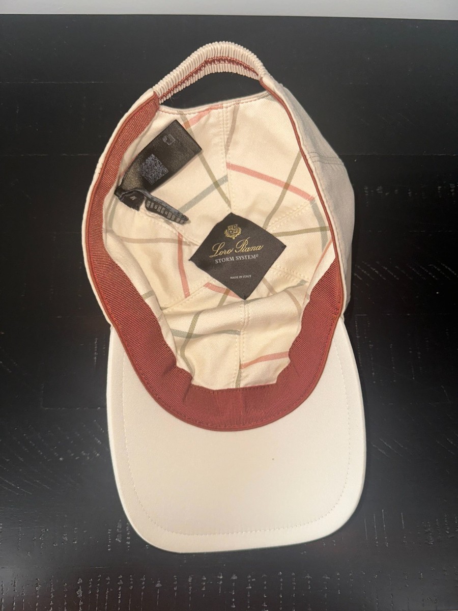 Loro Piana Storm System Baseball Cap Hat Beige Made in Italy 