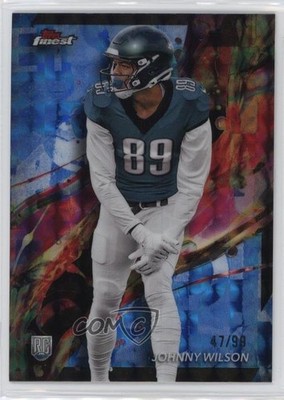 2024 Finest Common Blue Geometric Refractor 47/99 Johnny Wilson Rookie RC 1n4n