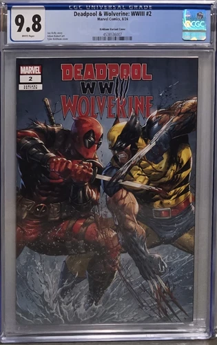 DEADPOOL & WOLVERINE: WWIII #2 CGC 9.8 Graded Comic Book  SEE OUR OTHER LISTINGS