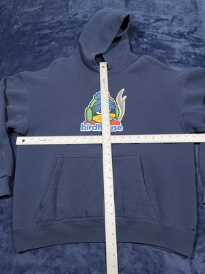 Vintage 90s Birdhouse Skateboards Willy Santos Penguin Hoodie Size