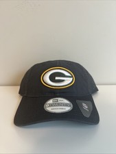 New Era 9TWENTY NFL Green Bay Packers Gris Lavado Ajustable Correa Gorra Gorra
